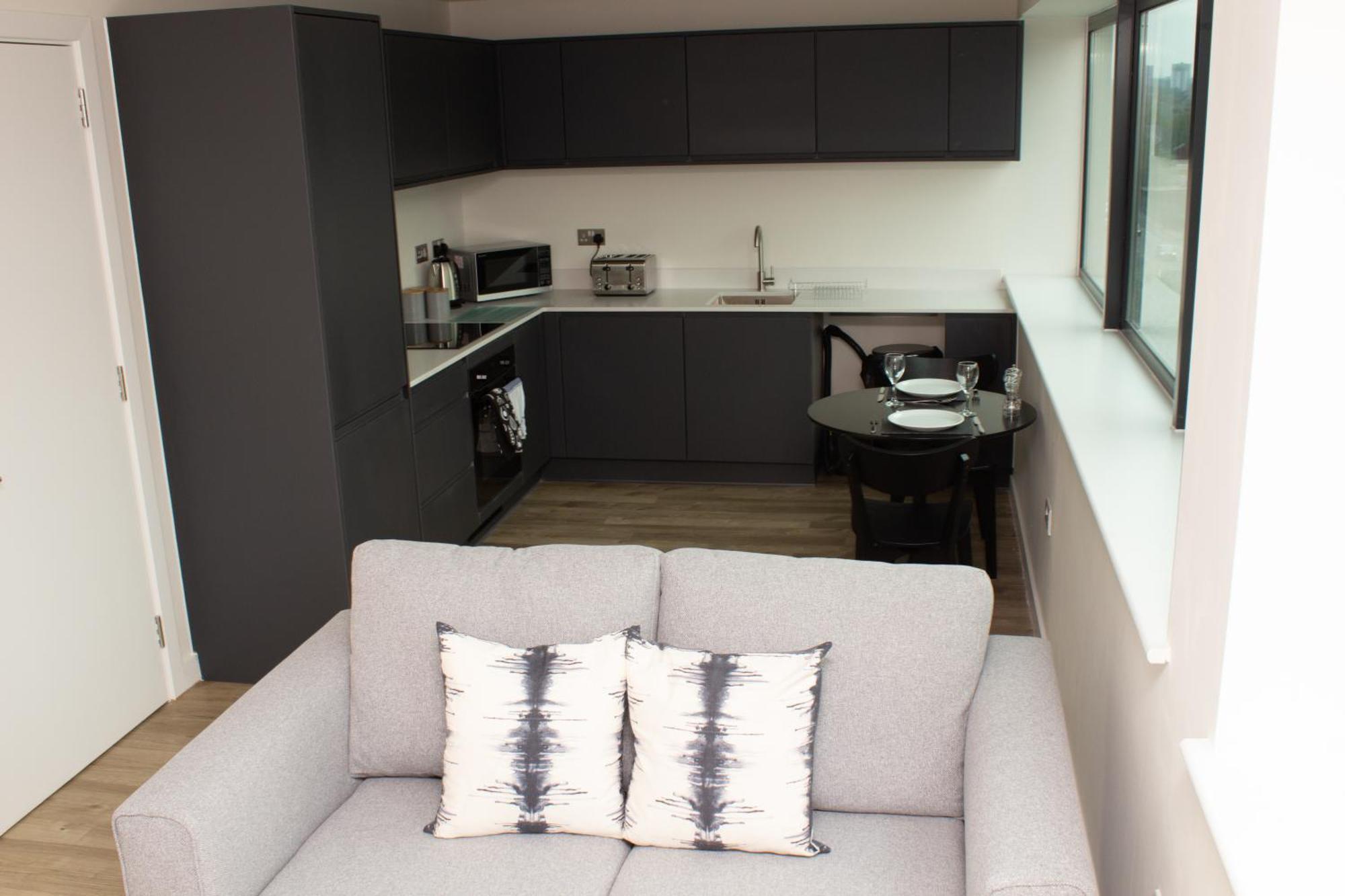 Apartamento Dashing 1br Penthouse Near Mcr Stadiums *